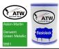 Preview: Aston-Martin, Derwent Green Metallic, 9561: 500ml Lackdose, von ATW Autoteile West.